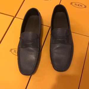 Tod’s Gommino leather loafers blue